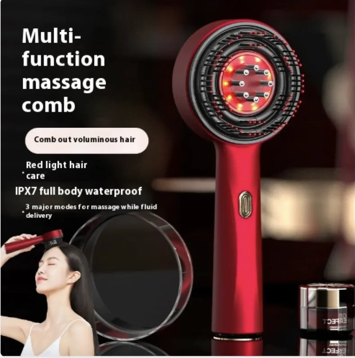 2-in-1 Elektrische Haarolie & Massage Gun
