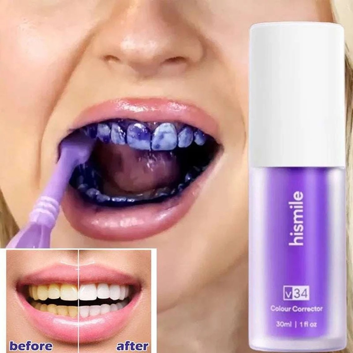 V34 Colour Corrector Serum - Voor een stralend wit gebit!