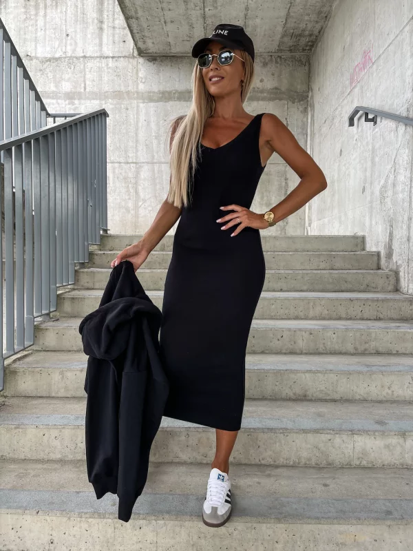Sharon Set: Mouwloze Jurk en Hoodie