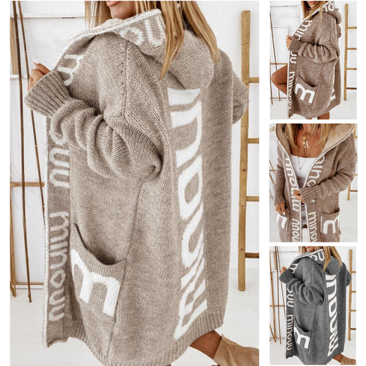 MINOUU | Oversized Women Open Hoody